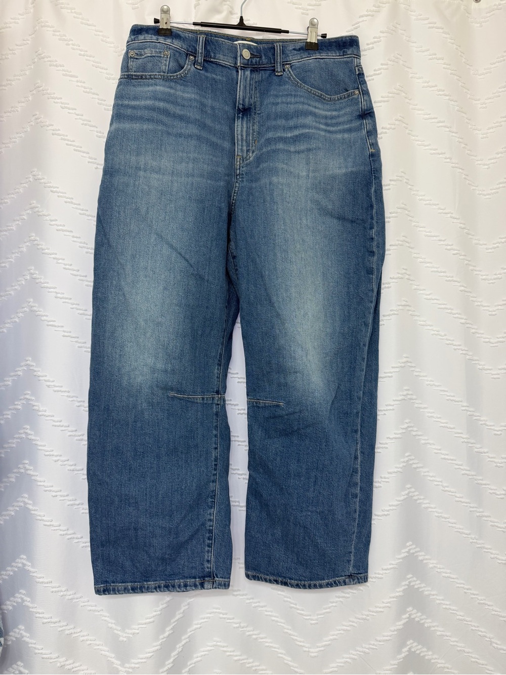 Banana Republic Barrel Leg Blue Jeans